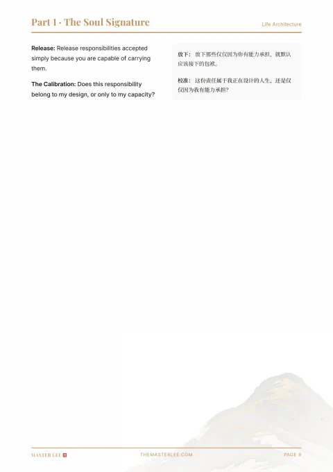 Soul Signature analysis page 09 in a Life Architecture report