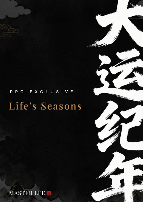 Life's Seasons section in a Life Architecture Pro report