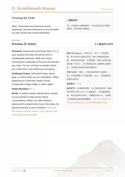 Breakthrough Strategy page 17 in a 12-Month Strategy Pro report